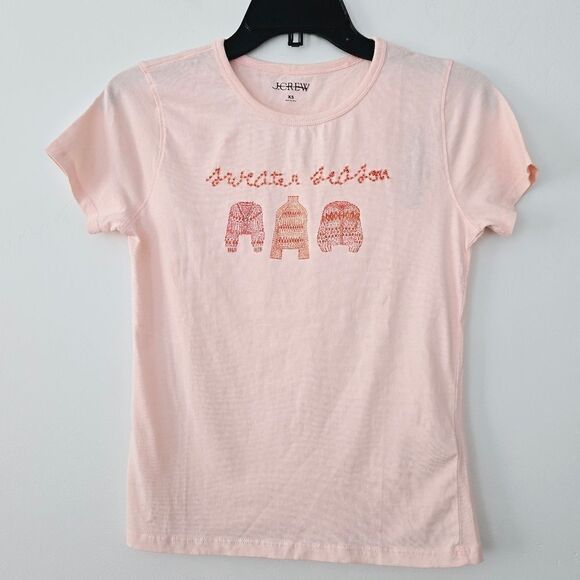 NWT J.Crew Sweater Season Jersey T-shirt - Picture 2 of 9